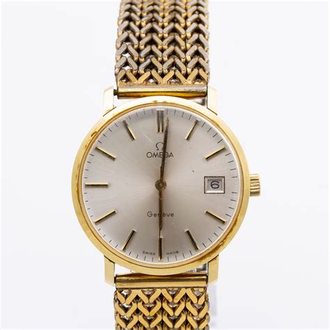 omega 14k gold watch